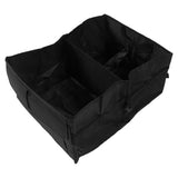Car Storage Box Car Trunk Organizer Collapsible Multi-Compartment Auto Storage Tool - Side View
