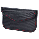 Car Key Blocker Bag Protector Portable PU AntiTheft Signal Shielding Case Pouch - Front View