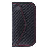 Car Key Blocker Bag Protector Portable PU AntiTheft Signal Shielding Case Pouch - Low Angle