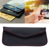 Car Key Blocker Bag Protector Portable PU AntiTheft Signal Shielding Case Pouch