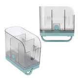 Household Chopstick Rack Multifunctional Chopstick Holder WallMounted Rack Storage Box for Kitchen - Low Angle