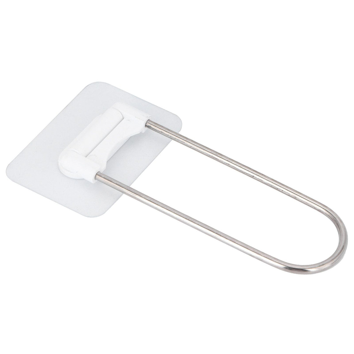 Clothes Hanger Organizer Stainless Steel UShape Wall Storage Rack for Bathroom Balcony White