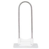 Clothes Hanger Organizer Stainless Steel UShape Wall Storage Rack for Bathroom Balcony White