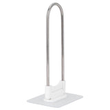 Clothes Hanger Organizer Stainless Steel UShape Wall Storage Rack for Bathroom Balcony White - Top-Down View