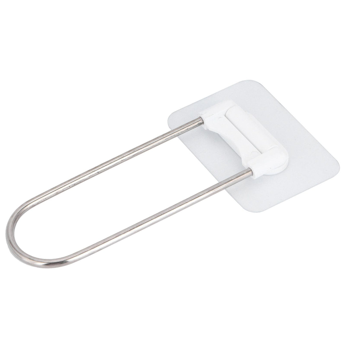 Clothes Hanger Organizer Stainless Steel UShape Wall Storage Rack for Bathroom Balcony White