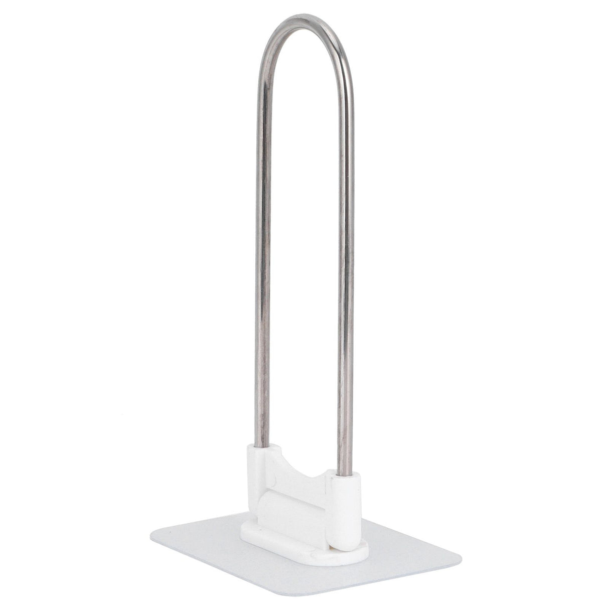 Clothes Hanger Organizer Stainless Steel UShape Wall Storage Rack for Bathroom Balcony White