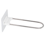 Clothes Hanger Organizer Stainless Steel UShape Wall Storage Rack for Bathroom Balcony White - Extra Image