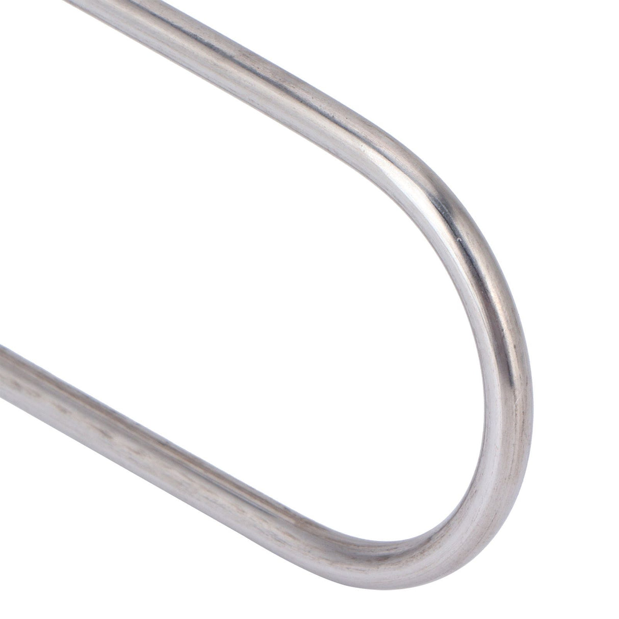 Clothes Hanger Organizer Stainless Steel UShape Wall Storage Rack for Bathroom Balcony White