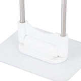 Clothes Hanger Organizer Stainless Steel UShape Wall Storage Rack for Bathroom Balcony White - Extra Image