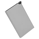 Business Card Holder AntiTheft AntiMagnetic Popup Credit Cards Case Bag Organizer(Gray x55#) - 45-Degree Angle