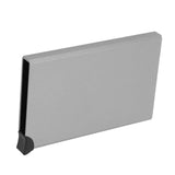 Business Card Holder AntiTheft AntiMagnetic Popup Credit Cards Case Bag Organizer(Gray x55#) - Low Angle