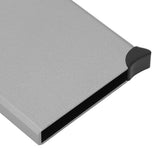 Business Card Holder AntiTheft AntiMagnetic Popup Credit Cards Case Bag Organizer(Gray x55#) - Extra Image