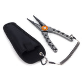Fishing Lure Pliers Tongs Multifunction Aluminum Alloy Hook Remover Tool EquipmentGray