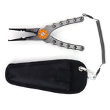 Fishing Lure Pliers Tongs Multifunction Aluminum Alloy Hook Remover Tool EquipmentGray