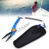 Fishing Lure Pliers Tongs Multifunction Aluminum Alloy Hook Remover Tool Equipment(Blue Silver ) - Extra Image