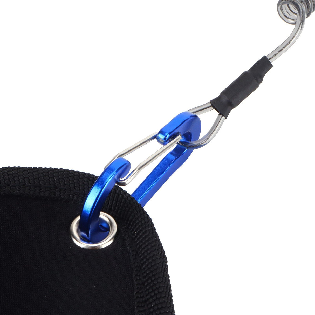 Fishing Lure Pliers Tongs Multifunction Aluminum Alloy Hook Remover Tool Equipment(Blue Silver )