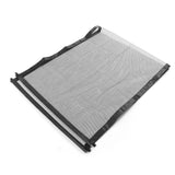 Black Portable Pet Gate Fence Foldable Small Animal Protective Fence for Indoor and Outdoor - Front View