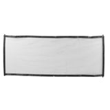 Black Portable Pet Gate Fence Foldable Small Animal Protective Fence for Indoor and Outdoor - Side View