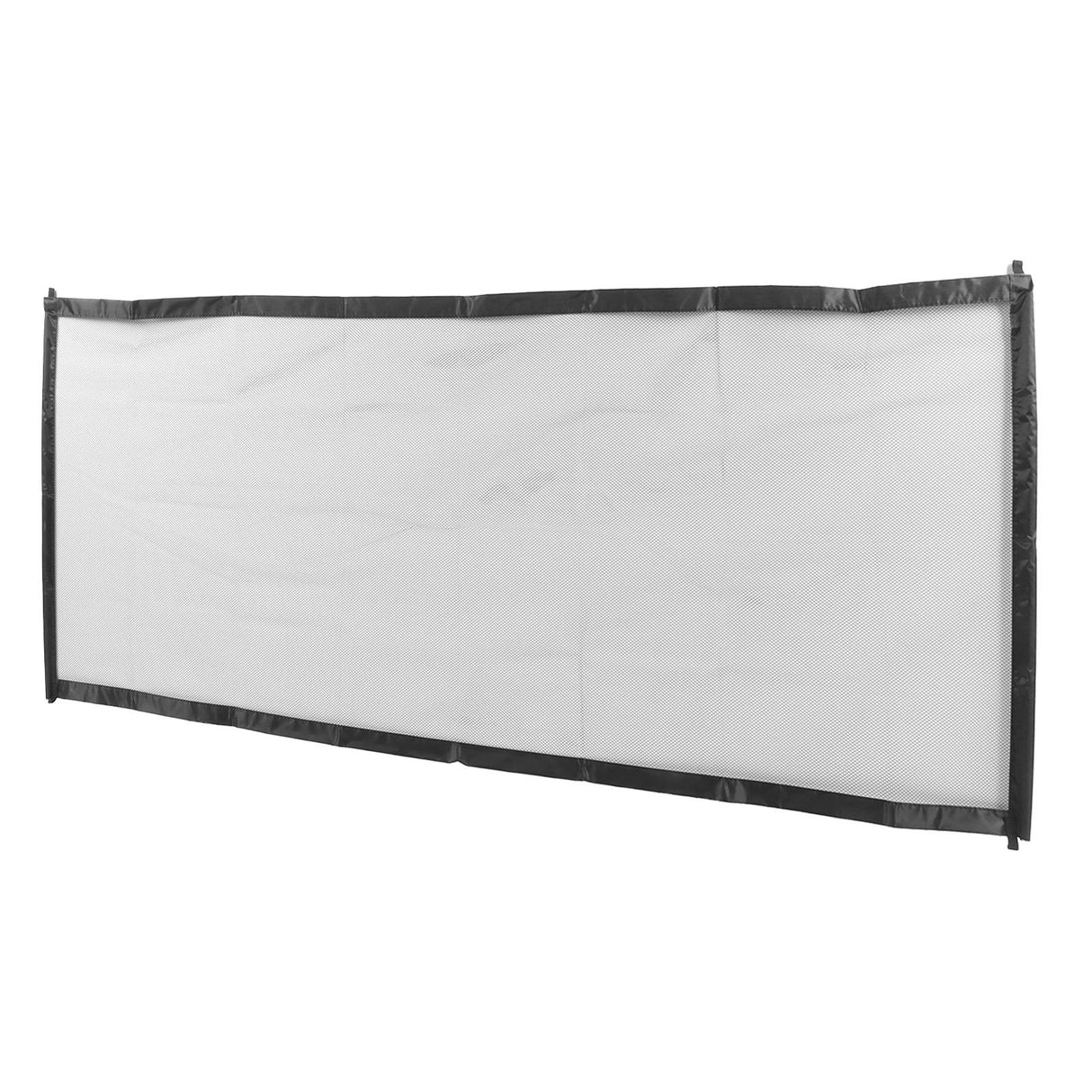 Black Portable Pet Gate Fence Foldable Small Animal Protective Fence for Indoor and Outdoor