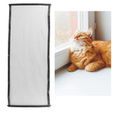 Black Portable Pet Gate Fence Foldable Small Animal Protective Fence for Indoor and Outdoor