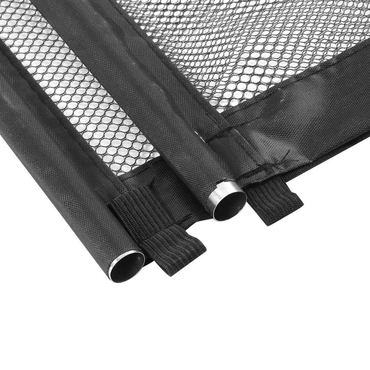 Black Portable Pet Gate Fence Foldable Small Animal Protective Fence for Indoor and Outdoor
