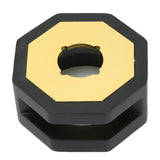 Retro Style Wax Seal Stove Warmer Octangular Melting Sticks Furnace Tool for Making WaxBlack