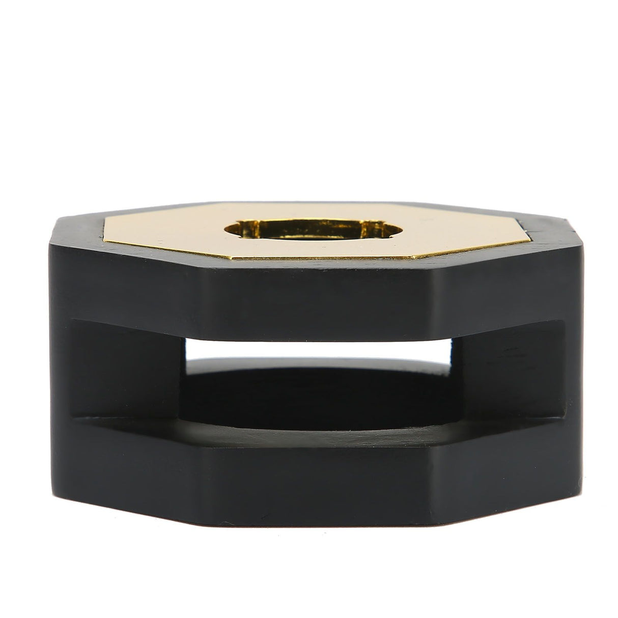 Retro Style Wax Seal Stove Warmer Octangular Melting Sticks Furnace Tool for Making WaxBlack