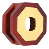 Retro Style Wax Seal Stove Warmer Octangular Melting Sticks Furnace Tool for Making WaxDark Red