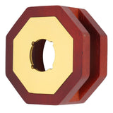 Retro Style Wax Seal Stove Warmer Octangular Melting Sticks Furnace Tool for Making WaxDark Red