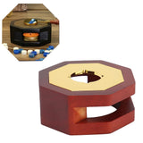 Retro Style Wax Seal Stove Warmer Octangular Melting Sticks Furnace Tool for Making WaxDark Red - Extra Image