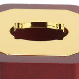 Retro Style Wax Seal Stove Warmer Octangular Melting Sticks Furnace Tool for Making WaxDark Red