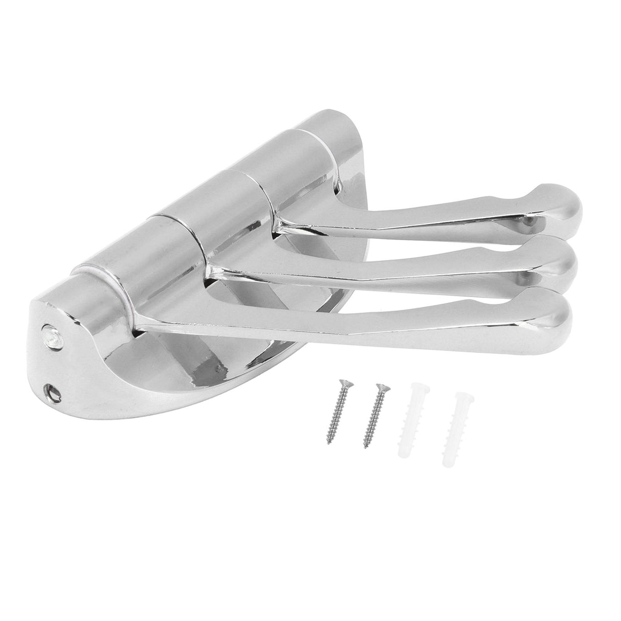 Clothes Hook Wall Mount 180 Degree Foldable Coat Hook Hanger for Home Bathroom Bedroom(ChromePlate )