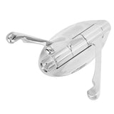 Clothes Hook Wall Mount 180 Degree Foldable Coat Hook Hanger for Home Bathroom Bedroom(ChromePlate ) - Side View