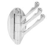 Clothes Hook Wall Mount 180 Degree Foldable Coat Hook Hanger for Home Bathroom Bedroom(ChromePlate ) - Extra Image