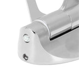 Clothes Hook Wall Mount 180 Degree Foldable Coat Hook Hanger for Home Bathroom Bedroom(ChromePlate ) - Extra Image