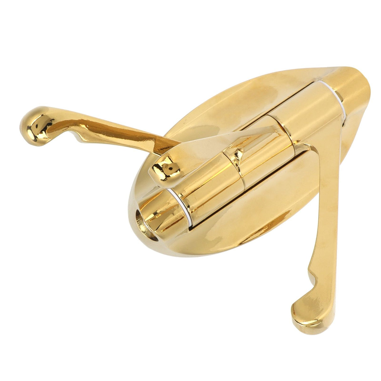 Clothes Hook Wall Mount 180 Degree Foldable Coat Hook Hanger for Home Bathroom BedroomGold