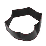Universal Steering Wheel Cover with Needle Thread Protector for External Diameter of 3738cm(Black Red Thread )