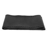 Universal Steering Wheel Cover with Needle Thread Protector for External Diameter of 3738cm(Black Black Thread )