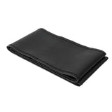 Universal Steering Wheel Cover with Needle Thread Protector for External Diameter of 3738cm(Black Black Thread )