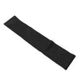 Universal Steering Wheel Cover with Needle Thread Protector for External Diameter of 3738cm(Black Black Thread )