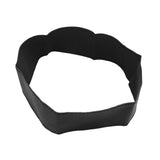 Universal Steering Wheel Cover with Needle Thread Protector for External Diameter of 3738cm(Black Black Thread ) - Extra Image
