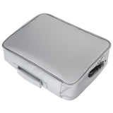 Files Storage Bag Multifunction Fireproof Waterproof Office Document Organizer Silver