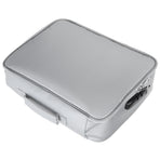 Files Storage Bag Multifunction Fireproof Waterproof Office Document Organizer Silver