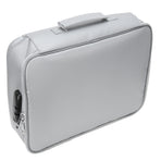 Files Storage Bag Multifunction Fireproof Waterproof Office Document Organizer Silver