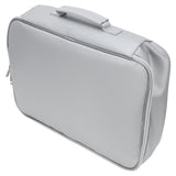 Files Storage Bag Multifunction Fireproof Waterproof Office Document Organizer Silver