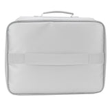 Files Storage Bag Multifunction Fireproof Waterproof Office Document Organizer Silver - Close-Up Angle