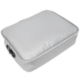 Files Storage Bag Multifunction Fireproof Waterproof Office Document Organizer Silver