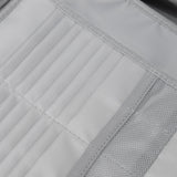 Files Storage Bag Multifunction Fireproof Waterproof Office Document Organizer Silver