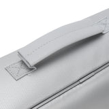 Files Storage Bag Multifunction Fireproof Waterproof Office Document Organizer Silver