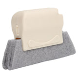 Window Grooves Cleaning Brush Handheld Crevice Cleaner Tools for Window Slides and Gaps - Front View